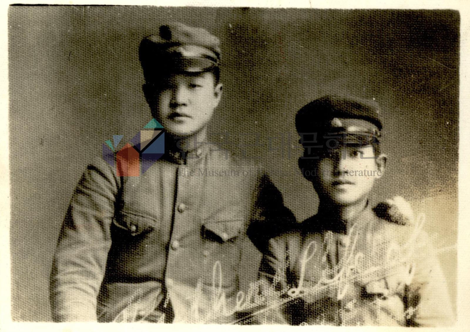 이리농림학교 시절의 한하운 이미지